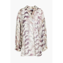 Gitte printed Lyocell-blend blouse
