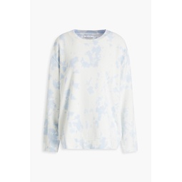 Bleached French cotton-terry sweatshirt