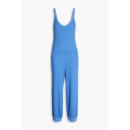 Waffle-knit stretch-Supima cotton and Micro Modal-blend jumpsuit