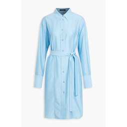 Daxtona cotton and silk-blend midi shirt dress