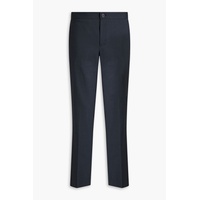 Tapered wool-blend pants