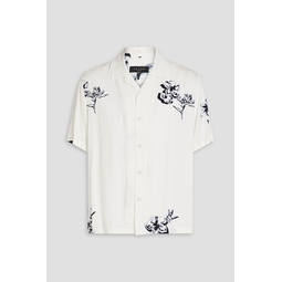 Avery floral-print twill shirt
