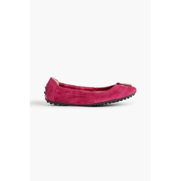 Dee Laccetto suede ballet flats