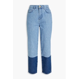 Audrey cropped high-rise tapered jeans