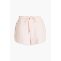 Cotton-blend terry shorts