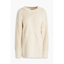 Argyle cotton sweater