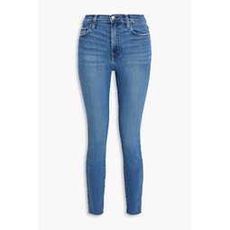 Siren cropped high-rise skinny jeans