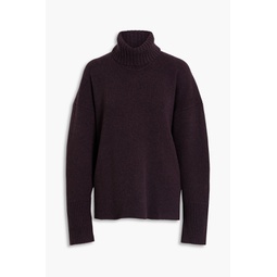Oversized cashmere-blend turtleneck sweater
