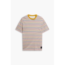 Striped cotton-jersey T-shirt
