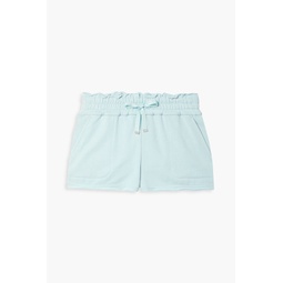 Lynley French cotton-terry shorts
