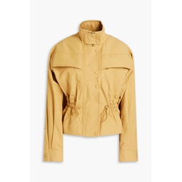 Cotton-blend twill jacket