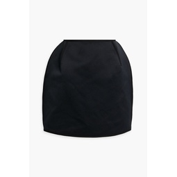 Switchwear duchesse-satin mini skirt