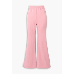 Free To French cotton-terry flared pants