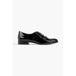 Patent-leather brogues