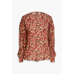 Colline floral-print crepe de chine blouse