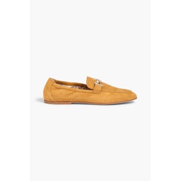 Double T suede loafers