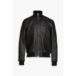 Raoul leather bomber jacket