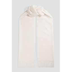 Nadia fringed cashmere scarf