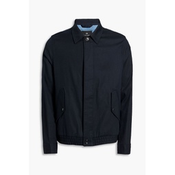 Harrington cotton-blend twill jacket
