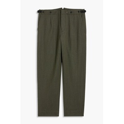 Chester wool-twill pants