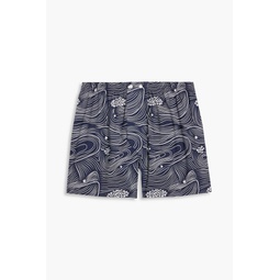 Nelson printed cotton boxer shorts