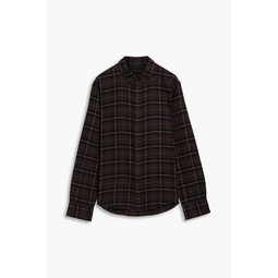 Tomlin checked cotton-flannel shirt