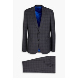 Soho checked wool suit