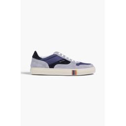 Riley shell and suede sneakers