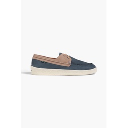 Costas two-tone nubuck boat shoes
