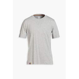 Melange cotton-jersey T-shirt
