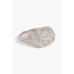 Taurus sterling silver ring