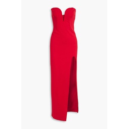 Tena strapless cady gown