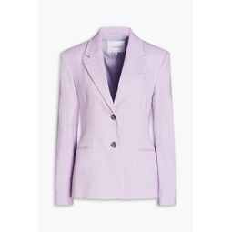 Femme linen-blend blazer