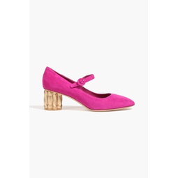 Ortensia suede Mary Jane pumps