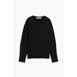 Cashmere and wool-blend sweater
