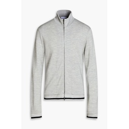 Tind merino wool-blend zip-up sweater