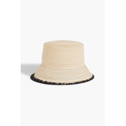 Jonah two-tone straw bucket hat