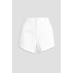 Porto frayed denim shorts