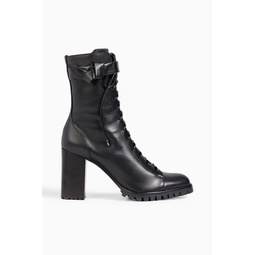 Evelyn lace-up leather ankle boots