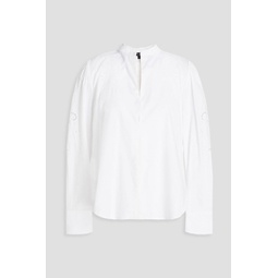 Jade broderie anglaise cotton blouse
