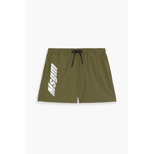  Mid-length printed swim shorts