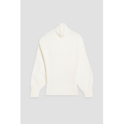 Sonder cutout brushed knitted turtleneck sweater
