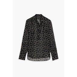 Colleen floral-print silk-chiffon blouse