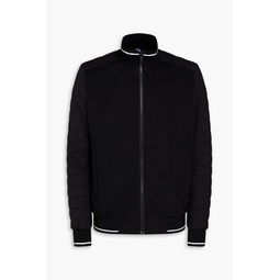 Timo quilted neoprene-paneled shell jacket