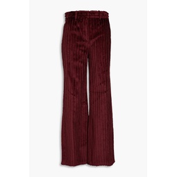 70s cotton-corduroy wide-leg pants