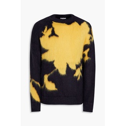 Nathan intarsia mohair-blend sweater