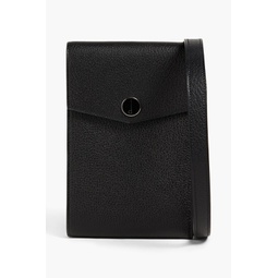 Duke pebbled-leather pouch