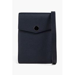 Duke pebbled-leather pouch