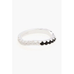 Sterling silver crystal ring