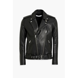 Aronew leather biker jacket